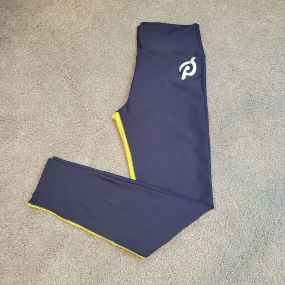 Peloton Pants - Peloton Women’s Blue Athletic Contrast Rib Leggings Size XXL